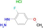 (2-Fluoro-4-methoxyphenyl)hydrazine hydrochloride