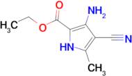 Ethyl 3-amino-4-cyano-5-methyl-1H-pyrrole-2-carboxylate