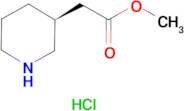 (S)-Methyl 2-(piperidin-3-yl)acetate hydrochloride