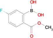 2-Methoxycarbonyl-5-fluorophenylboronic acid