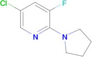 5-Chloro-3-fluoro-2-(pyrrolidin-1-yl)pyridine