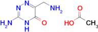 3-Amino-6-(aminomethyl)-1,2,4-triazin-5(4H)-oneacetate