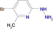 3-Bromo-6-hydrazinyl-2-methylpyridine