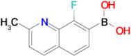 (8-Fluoro-2-methylquinolin-7-yl)boronic acid