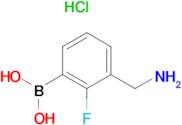(3-(Aminomethyl)-2-fluorophenyl)boronic acidhydrochloride