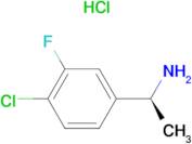(S)-1-(4-Chloro-3-fluorophenyl)ethanaminehydrochloride