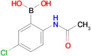 (2-Acetamido-5-chlorophenyl)boronic acid