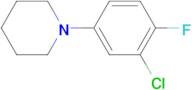 1-(3-Chloro-4-fluorophenyl)piperidine