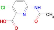 6-Acetamido-3-chloropicolinic acid