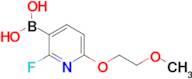 (2-Fluoro-6-(2-methoxyethoxy)pyridin-3-yl)boronic acid