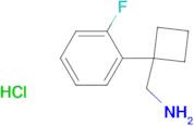 (1-(2-Fluorophenyl)cyclobutyl)methanamine hydrochloride