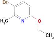 3-Bromo-6-ethoxy-2-methylpyridine