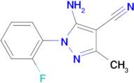 5-Amino-1-(2-fluorophenyl)-3-methyl-1H-pyrazole-4-carbonitrile