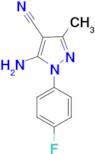 5-Amino-1-(4-fluorophenyl)-3-methyl-1H-pyrazole-4-carbonitrile