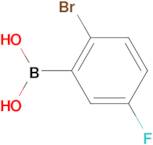 (2-Bromo-5-fluorophenyl)boronic acid