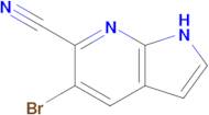 5-Bromo-1H-pyrrolo[2,3-b]pyridine-6-carbonitrile