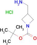 tert-Butyl 3-(aminomethyl)azetidine-1-carboxylatehydrochloride