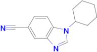 1-Cyclohexyl-1H-benzo[d]imidazole-5-carbonitrile