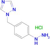 1-[(4-Hydrazinophenyl)methyl]-1H-1,2,4-triazole hydrochloride