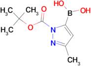 (1-(tert-Butoxycarbonyl)-3-methyl-1H-pyrazol-5-yl)boronic acid