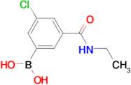 (3-Chloro-5-(ethylcarbamoyl)phenyl)boronic acid