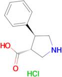 trans-4-phenylpyrrolidine-3-carboxylic acidhydrochloride