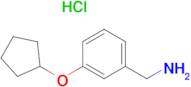 (3-(Cyclopentyloxy)phenyl)methanaminehydrochloride