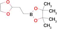 2-(2-(1,3-Dioxolan-2-yl)ethyl)-4,4,5,5-tetramethyl-1,3,2-dioxaborolane