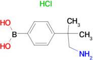 (4-(1-Amino-2-methylpropan-2-yl)phenyl)boronic acid hydrochloride