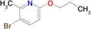 3-Bromo-2-methyl-6-propoxypyridine