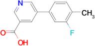 5-(3-Fluoro-4-methylphenyl)nicotinic acid