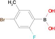 (4-Bromo-2-fluoro-5-methylphenyl)boronic acid