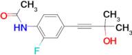 N-(2-Fluoro-4-(3-hydroxy-3-methylbut-1-yn-1-yl)phenyl)acetamide