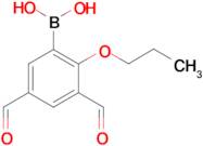 (3,5-Diformyl-2-propoxyphenyl)boronic acid