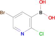 (5-Bromo-2-chloropyridin-3-yl)boronic acid