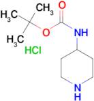 tert-Butyl piperidin-4-ylcarbamate hydrochloride