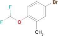 4-Bromo-1-(difluoromethoxy)-2-methylbenzene