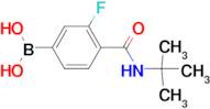 (4-(tert-Butylcarbamoyl)-3-fluorophenyl)boronic acid