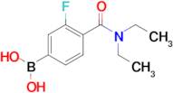 (4-(Diethylcarbamoyl)-3-fluorophenyl)boronic acid