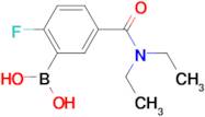 (5-(Diethylcarbamoyl)-2-fluorophenyl)boronic acid