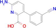 6-Amino-3-(3-cyanophenyl)picolinic acid