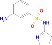 3-Amino-N-(3,4-dihydro-2H-pyrrol-5-yl)benzenesulfonamide