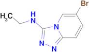 6-Bromo-N-ethyl-[1,2,4]triazolo[4,3-a]pyridin-3-amine