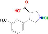 trans-4-m-Tolylpyrrolidine-3-carboxylic acid hydrochloride