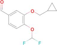 4-(Difluoromethoxy)-3-(cyclopropylmethoxy)benzaldehyde