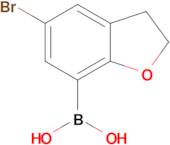 (5-Bromo-2,3-dihydrobenzofuran-7-yl)boronic acid