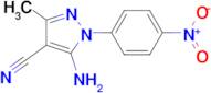 5-Amino-3-methyl-1-(4-nitrophenyl)-1H-pyrazole-4-carbonitrile