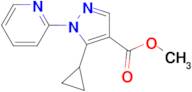 Methyl 5-cyclopropyl-1-(pyridin-2-yl)-1H-pyrazole-4-carboxylate