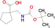 1-(((tert-Butoxycarbonyl)amino)methyl)-cyclopentanecarboxylic acid