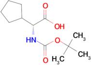 (R)-2-((tert-Butoxycarbonyl)amino)-2-cyclopentylacetic acid